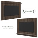 Ver imagem 6 de Rack com Painel para Tv até 75 Polegadas 3 Portas e Rodízios Dallas Imbuia/off White - Lukaliam