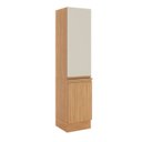 Ver imagem 3 de Paneleiro Planejado 2 Portas 50cm Aroeira CabeCasa MadeiraOriginals Marrom/Cinza Sereno/Cedro