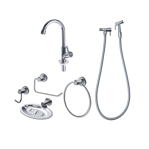 Kit de Acessórios para Banheiro Luxo Completo Civitt