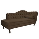 Ver imagem 3 de Kit Diva Recamier Diana 140cm Lado Esquerdo e 01 Poltrona Classic Suede - Doce Sonho Móveis RECAMIER