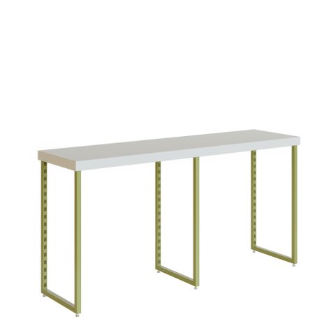 Balcão Expositor com Cremalheira para Prateleiras 190 X 95 X 52 Cm Duplo Comac