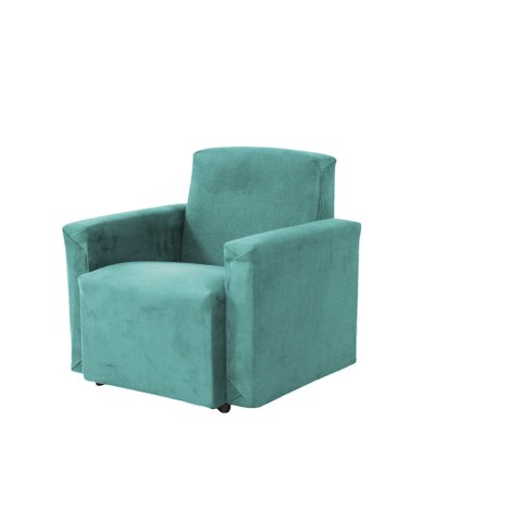 Mini Poltrona Sofá Infantil - Azul Tiffany