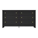 Ver imagem 7 de Cômoda 136cm com 6 Gavetas Flex Multimóveis Mp4275 Preto