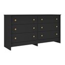 Ver imagem 2 de Cômoda 136cm com 6 Gavetas Flex Multimóveis Mp4275 Preto