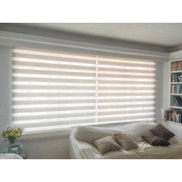 Cortina Persiana Double Vision Largura 1,60 X 1,40 Altura Sofisticada para Ambientes Internos - 3