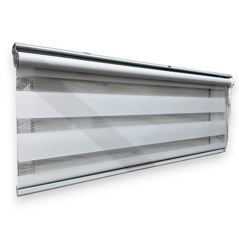 Cortina Persiana Double Vision Largura 1,60 X 1,40 Altura Sofisticada para Ambientes Internos