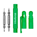 Ver imagem 6 de Kit 2x Caneta Ferramenta Intelbras Chave Fenda Philips Estrela Cruzada Reta