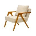 Ver imagem 4 de Conjunto 2 Poltronas Decorativa Mona Luxo Sala de Estar e Decoração:bege