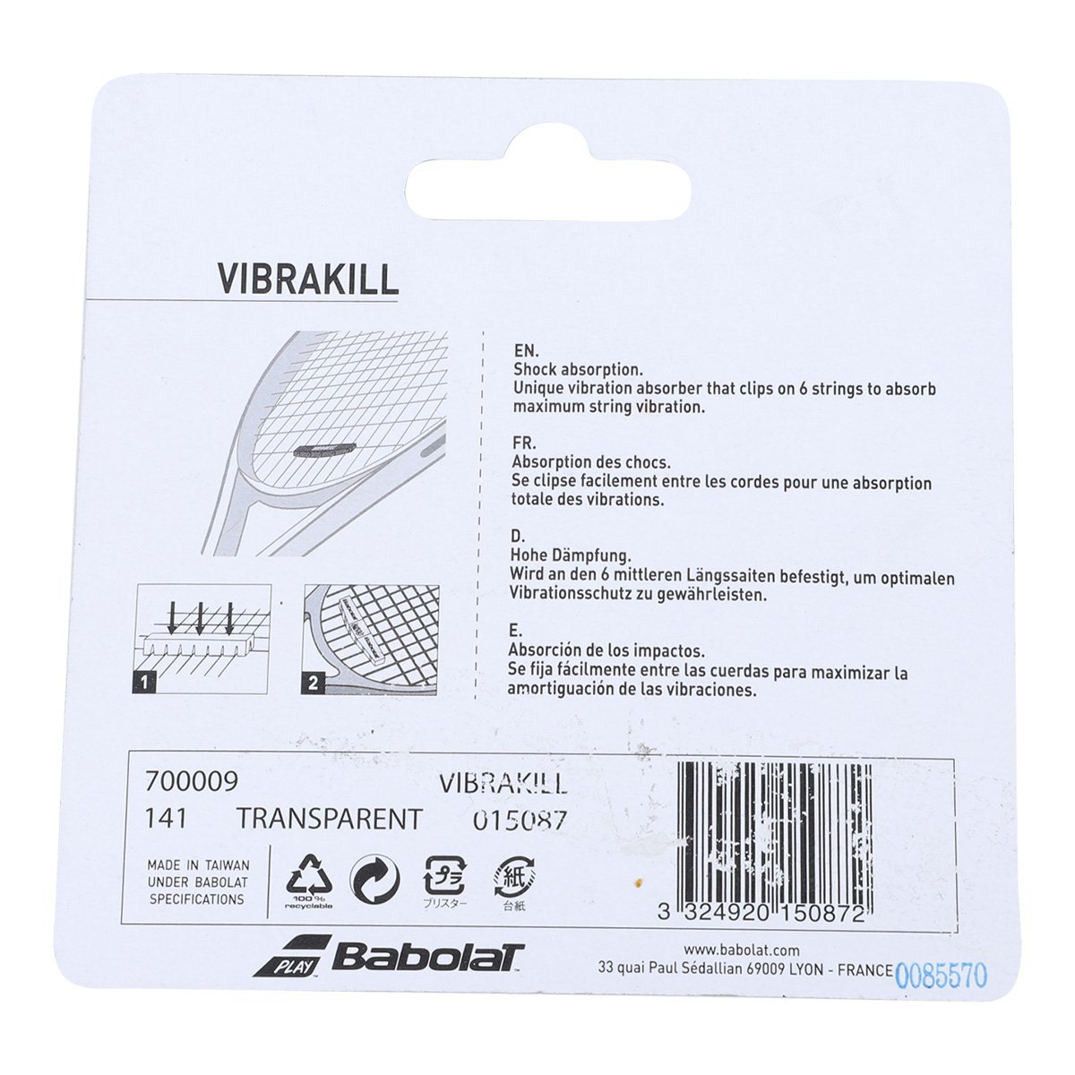 Antivibrador Babolat Vibrakill Comfort - 2