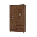 Ver imagem 2 de Guarda Roupa Pequeno Ideal 4 Portas e 2 Gavetas para Quarto de Hospedes