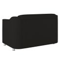 Ver imagem 3 de Sofá Namoradeira Tilla 2 Lugares Reforçada - V8 Decor:suede Preto