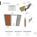 Ver imagem 4 de Porta de Correr Embutida na Parede - Modelo Essencial - - 62x210 - com Click e Amortecedor