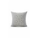 Ver imagem 3 de Kit 3 Almofadas em Linho Tons Neutros | Off White & Marfim Prata