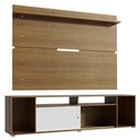 Ver imagem 3 de Rack e Painel para TV até 65" Cancun Rustic/Branco Madesa