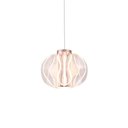 Ver imagem 1 de Lustre Pendente Nordecor Wavy 2943 Ouro Champagne Led Bivolt