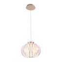 Ver imagem 2 de Lustre Pendente Nordecor Wavy 2943 Ouro Champagne Led Bivolt