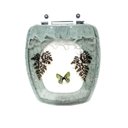 Ver imagem 1 de Assento Sanitário Decorada Thema Verde Água para Louça Incepa