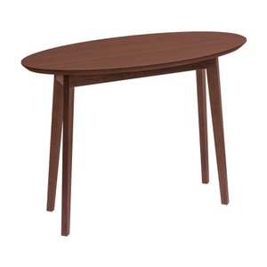 Aparador Oval Madeira Maciça 60cm X 120cm Vertice Ecograndis Nozes