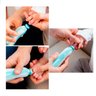 Kit Manicure Eletrico Portátil Para Bebês e Adultos Com 5 Lixas e 1 Polidor KaBaby - Azul - 8
