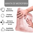 Ver imagem 3 de Cobertor Queen Fleece Toque Aveludado Macio Quentinho:rosa