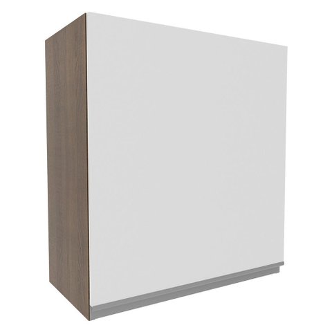 Armário Aéreo Glamy 60cm 1 Porta Rustic/Branco Madesa