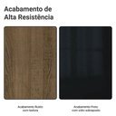 Ver mais imagens de Balcão Porta-temperos 20 Cm 1 Porta Rustic/preto Lux Madesa Rustic/preto