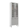 Paneleiro Duplo Modulado Com Vidro Fidelitá Viena 70cm 4 Portas - 3
