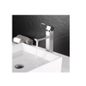 Torneira Banheiro Lavabo Monocomando Alta Metal Inox Prata - Brinovar - 2