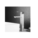 Ver imagem 3 de Torneira Banheiro Lavabo Monocomando Alta Metal Inox Prata - Brinovar