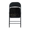 Cadeira Dobrável Bar Restaurante Almofadada Ferro Aço Preta - 3