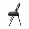Cadeira Dobrável Bar Restaurante Almofadada Ferro Aço Preta - 5