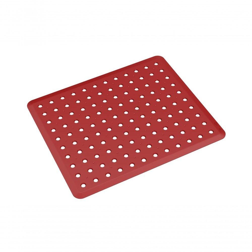 Grade de Pia Basic 32,8 X 27,8 X 0,3 Cm Vermelho Bold Coza