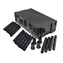 Ver imagem 3 de Estante Preta de Plástico Modular 4 Prateleiras Multiuso