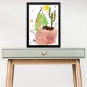 Ver imagem 1 de Quadro Pequeno Príncipe - Abaporu 24x18cm - com Vidro:moldura Branca