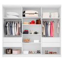 Ver imagem 2 de Guarda-Roupa Diamante 6 Portas e 4 Gavetas Araplac 6000-50
