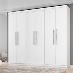 Guarda-Roupa Diamante 6 Portas e 4 Gavetas Araplac 6000-50 - 1