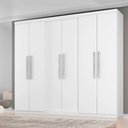 Ver imagem 1 de Guarda-Roupa Diamante 6 Portas e 4 Gavetas Araplac 6000-50