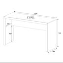 Ver imagem 5 de Mesa Para Computador Escrivaninha ME4135 Nogal - Tecno Mobili