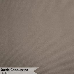 Kit 3 Poltronas Decorativa Sala de Estar Luana Base Gold Suede Cappuccino - Montanaris Decor Md Mont - 7