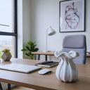 Ver imagem 1 de Vaso de Cerâmica Estilo Murano - Toque de Arte para o Seu Lar:branco