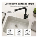 Ver imagem 6 de Torneira para Cozinha Preto Fosco Fria Premium Fc-161