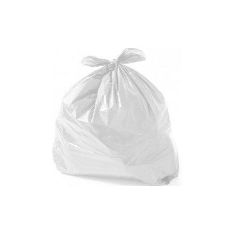 Sacos de Lixo 60 Litros Leitoso Branco com 100un 58x76