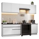 Ver imagem 3 de Armário de Cozinha Completa 260cm Branco Glamy Madesa 04