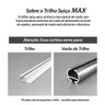 Cortina para Trilho Suíço Wave Duplex de Linho com Forro de Microfibra 3,00m x 2,80m Areia - 7