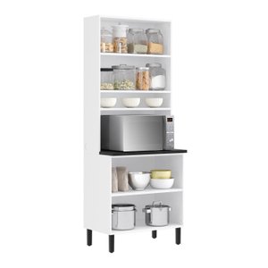 Paneleiro Duplo em Aço 80cm 4 Portas Nicho para Forno New Premium Itatiaia