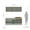 Ver imagem 3 de Cozinha com Rodapé 4 Peças Rubi