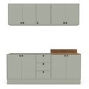 Ver imagem 2 de Cozinha com Rodapé 4 Peças Rubi