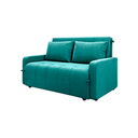 Ver imagem 4 de Sofá Cama para Sala de Estar Amora New Veludo Matrix - Verde Agua