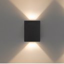 Ver imagem 1 de Arandela de Parede Led Effekt Retangular Facho Aberto Externo 3000k 8w Bivolt 12,1x9,1x6,1cm Policar