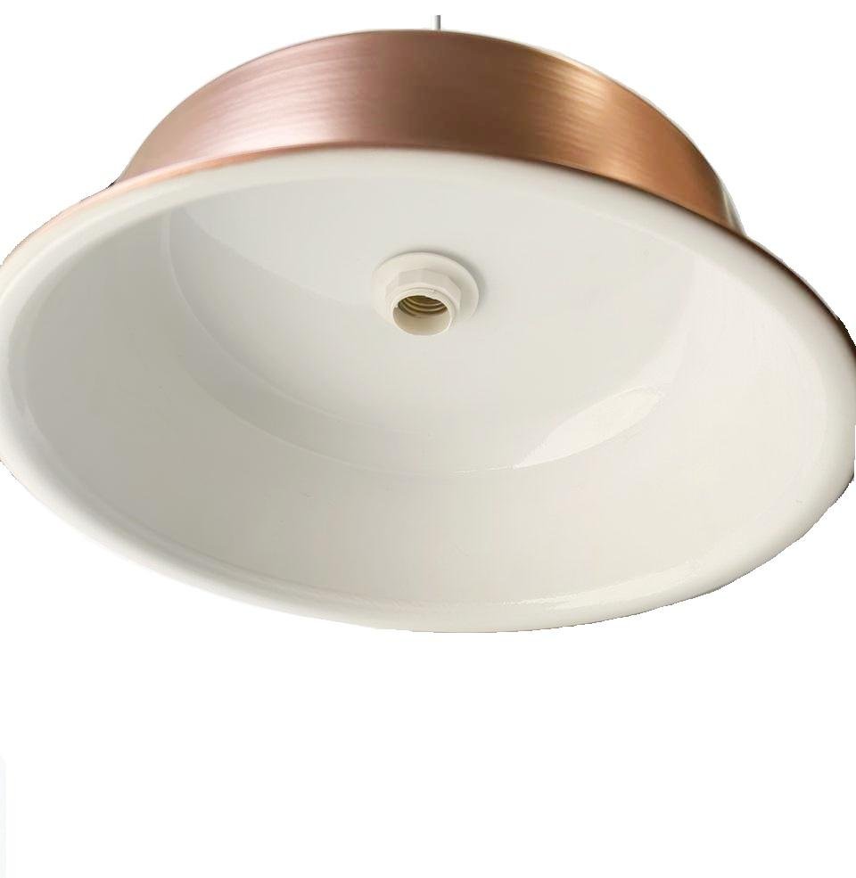 Lustre Luminária Pendente Moderno Cobre 38cm - 2